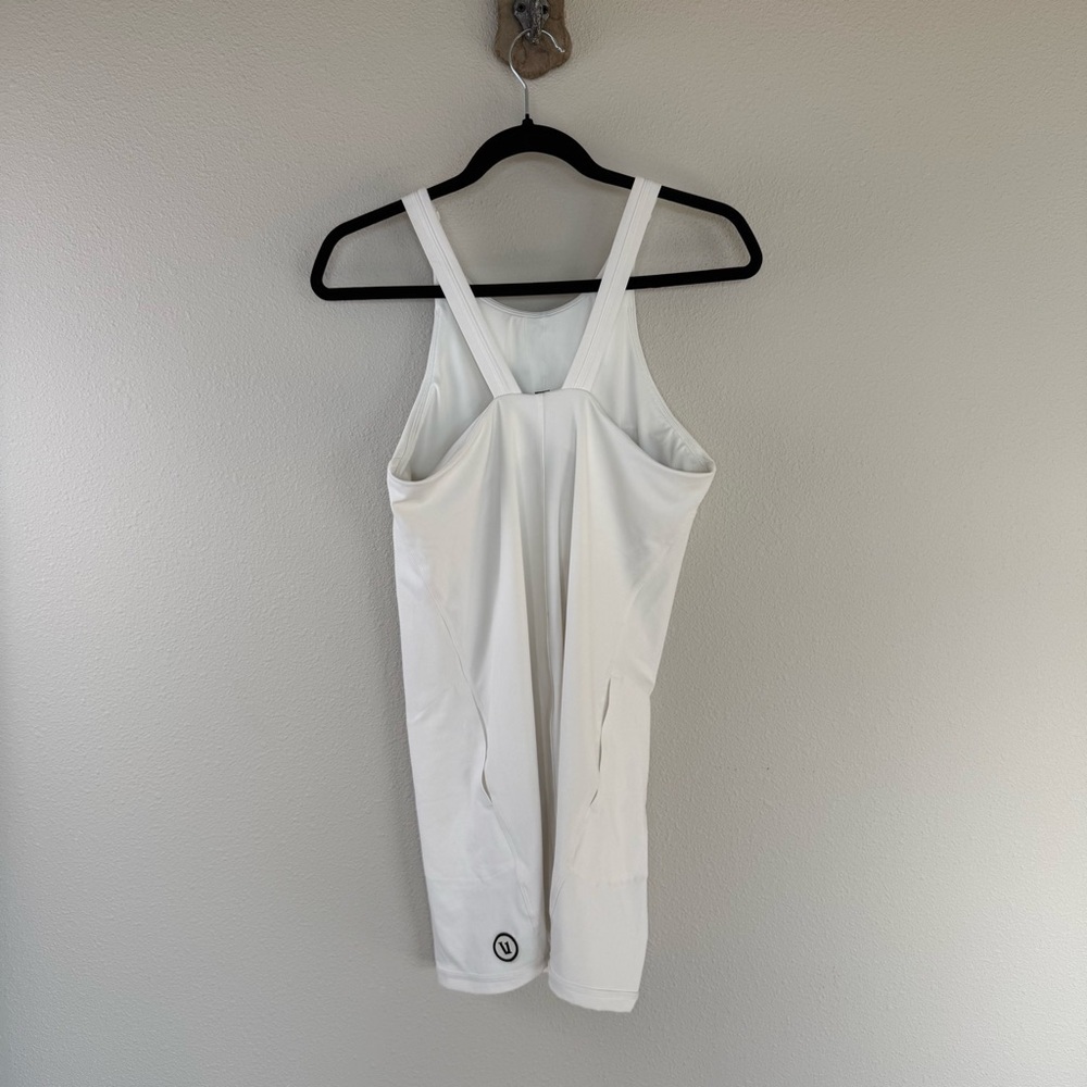 Vuori Volley Dress White Active Tennis Pickleball Athleisure Women’s Size Large - Picture 12 of 15